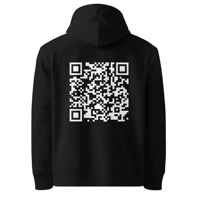 Hoodie Void Black back view