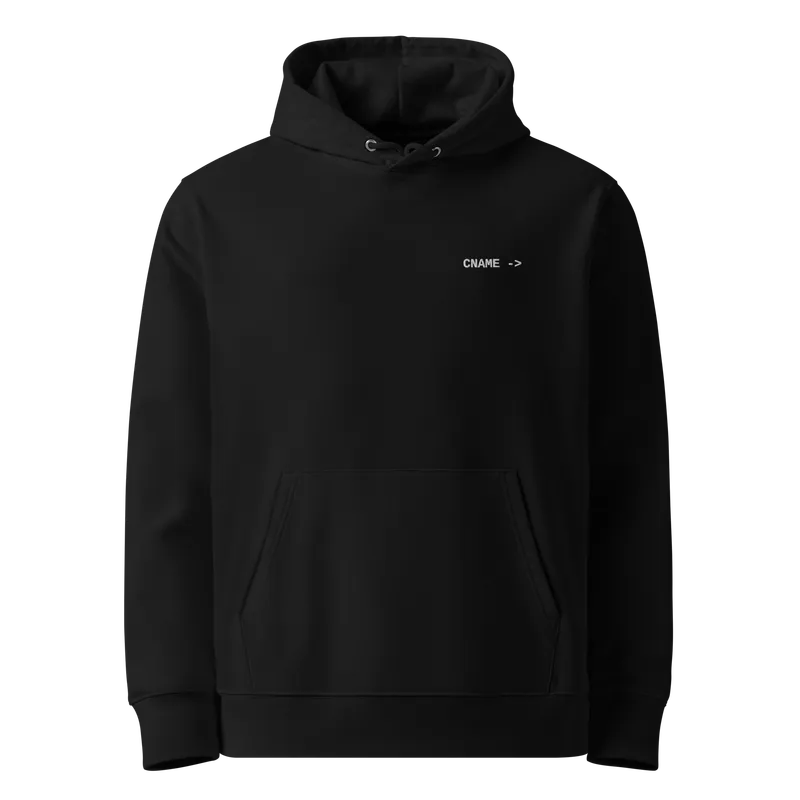 Hoodie Void Black front view
